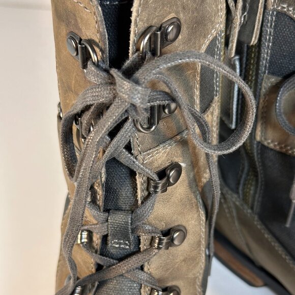 Sorel Brown Lace-Up Combat Boots - Picture 10 of 16